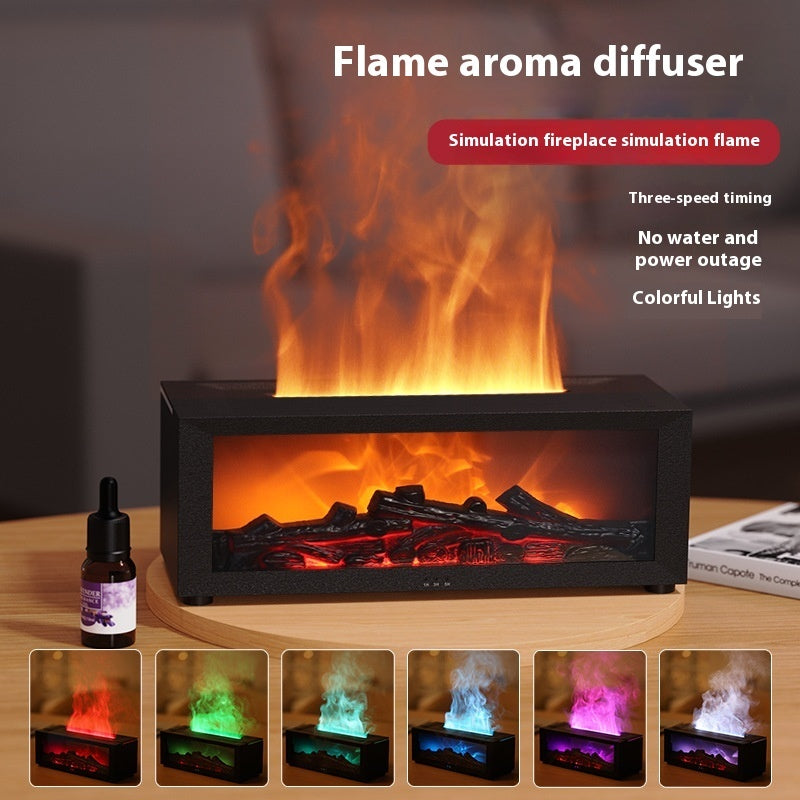 Difusor de aromas com efeito de chama 3D 