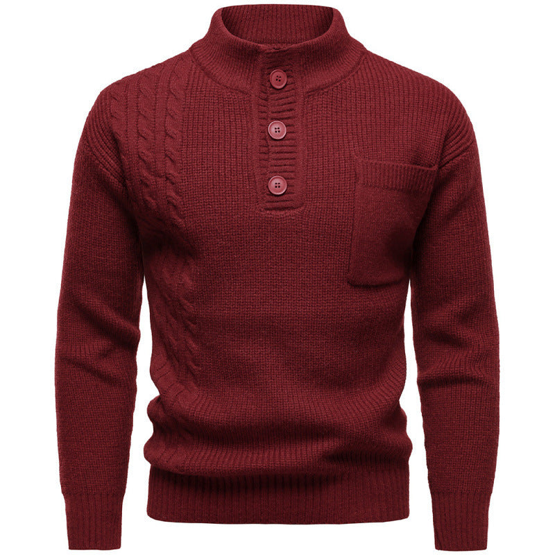 Camisola Gola Subida Henley