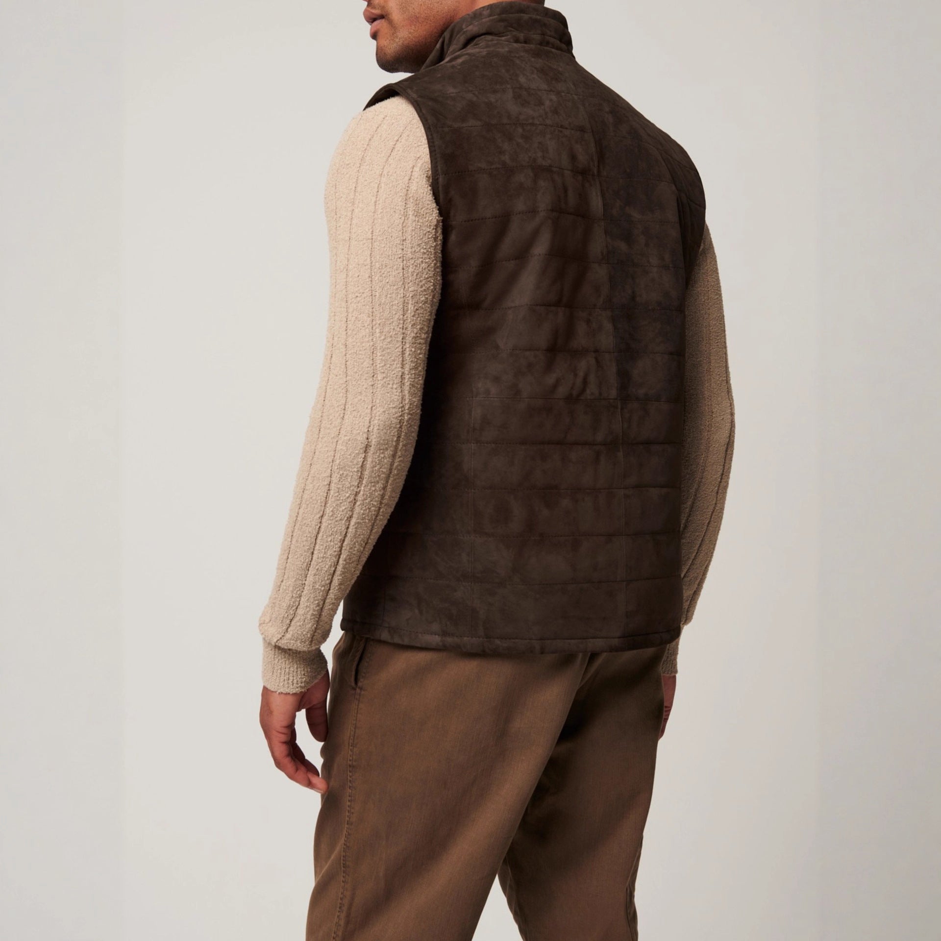 Chaleco de Cuero Acolchado