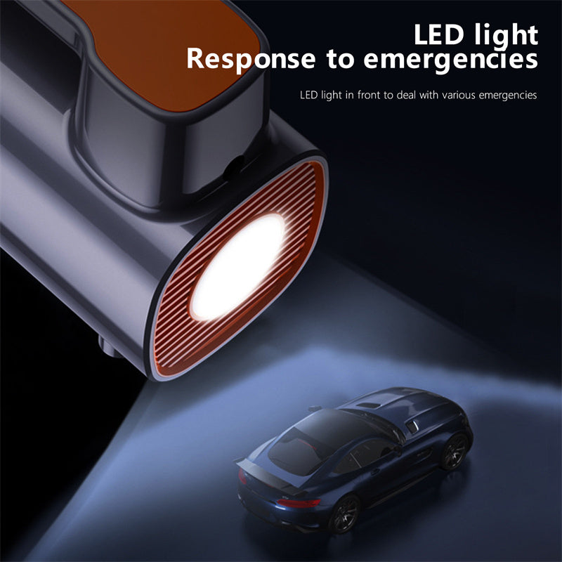 Compressor de ar portátil para automóvel 12V – Inflador elétrico de pneus 