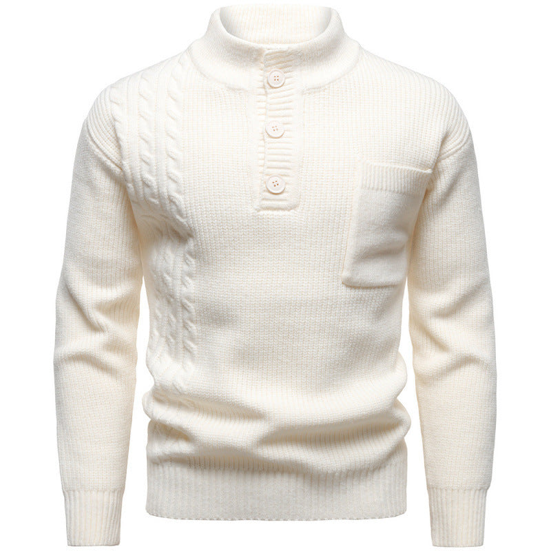 Camisola Gola Subida Henley