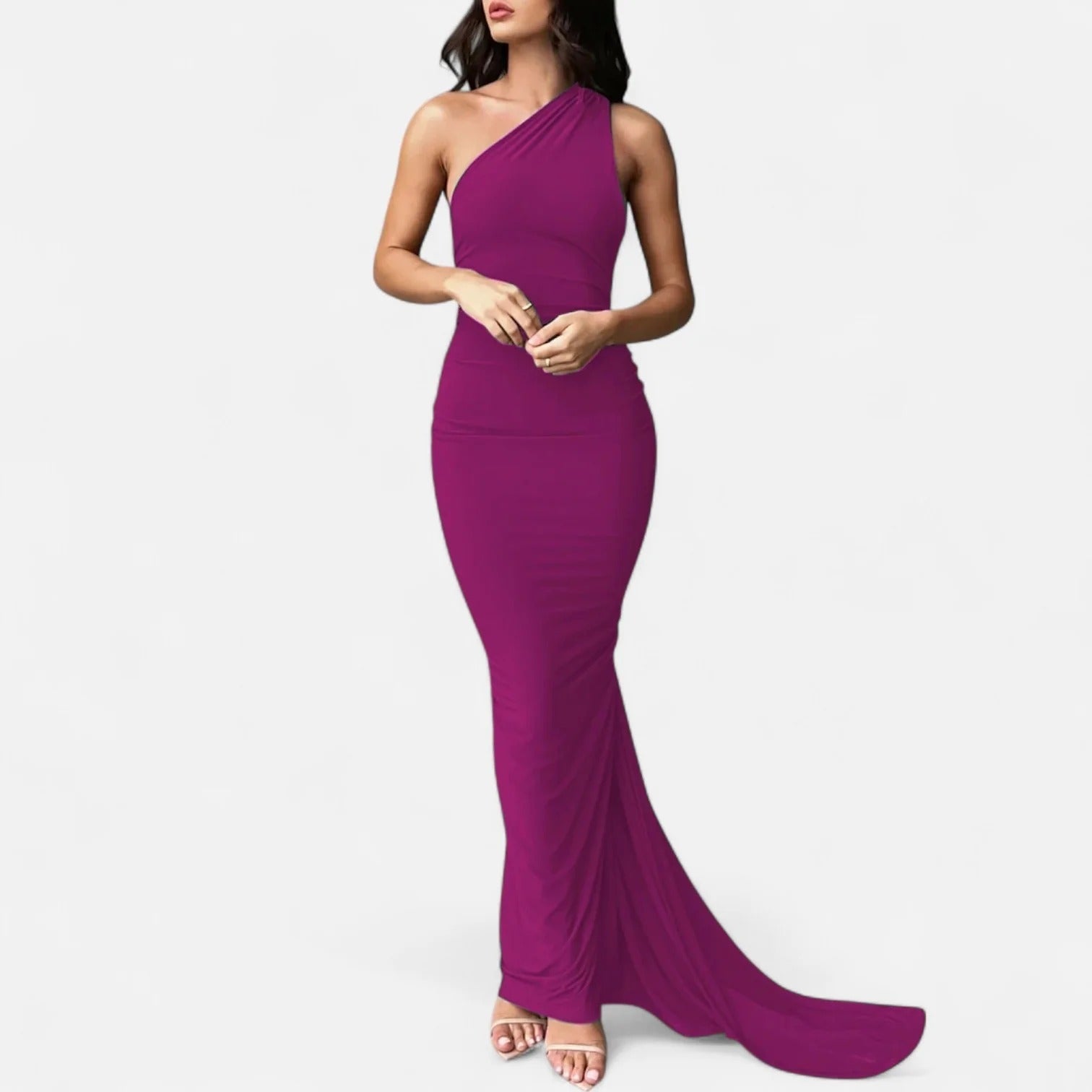 Moritz™ | Vestido de noche para mujer con espalda descubierta y lazo tipo pañuelo
