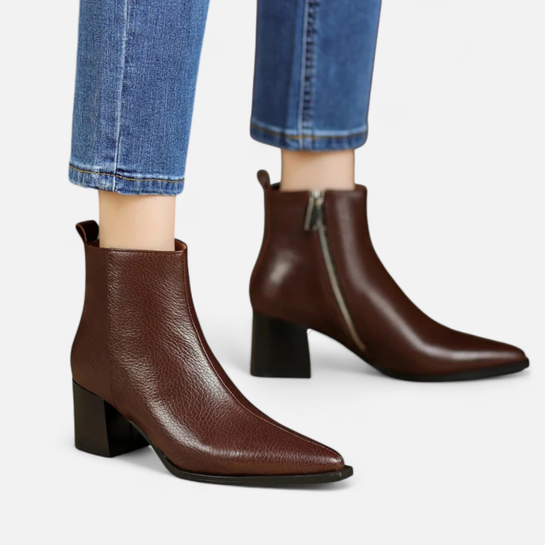 Moritz™ | Botas Chelsea de piel auténtica para mujer