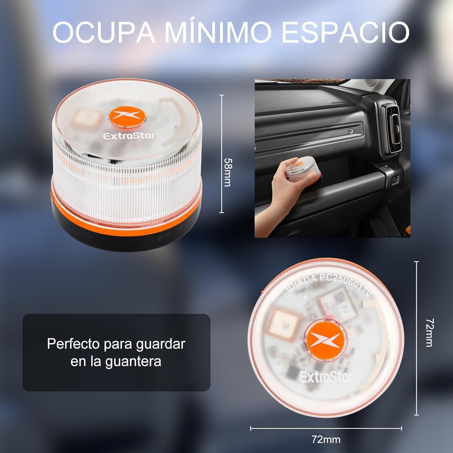 Baliza V16 Homologada DGT con Geolocalización