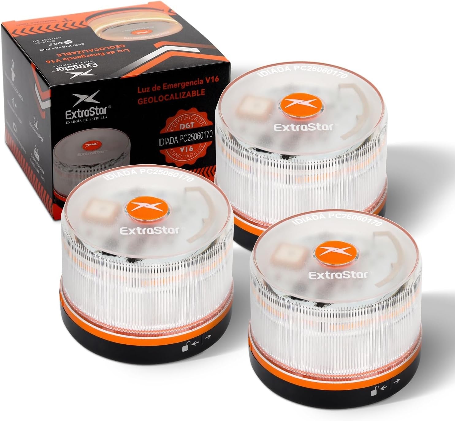 Baliza V16 Homologada DGT con Geolocalización 3.0