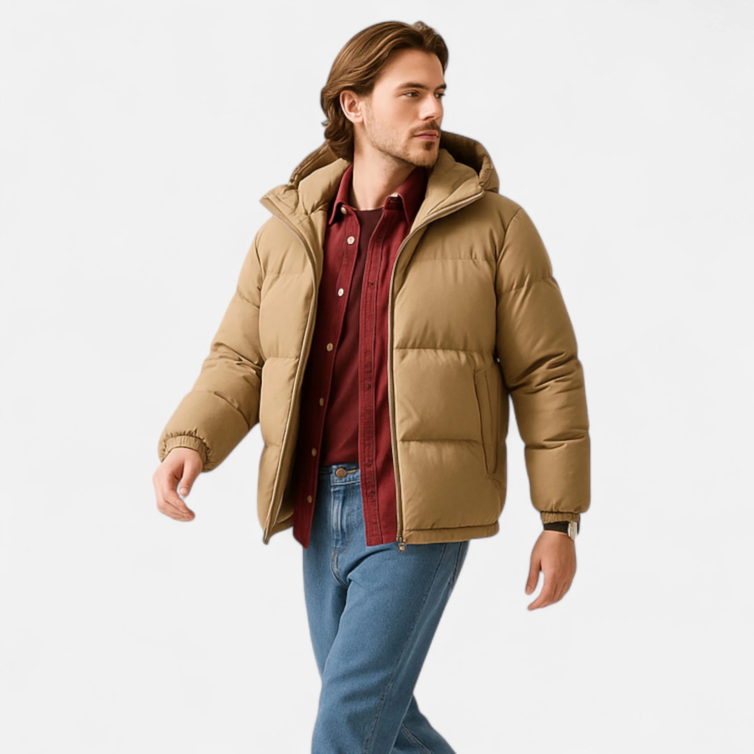 Moritz™ | Chaqueta acolchada unisex de algodón con capucha