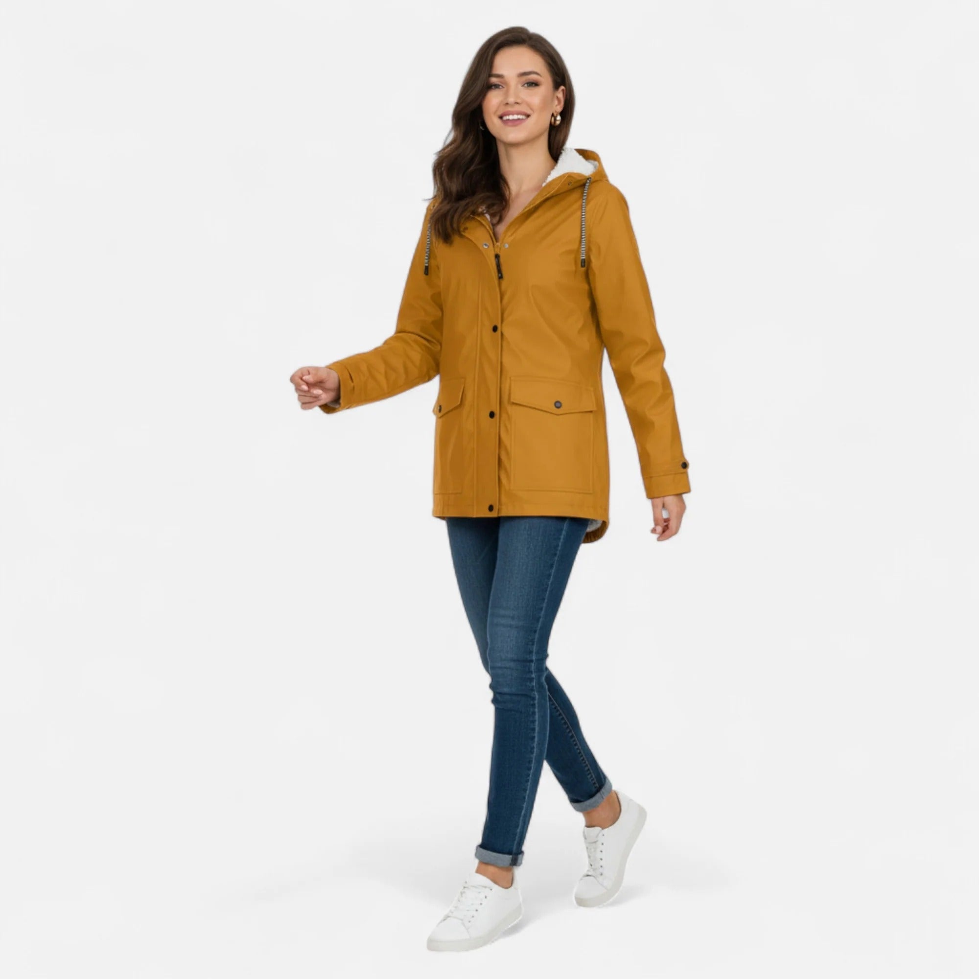 Moritz™ | Chaqueta de esquí de felpa con capucha para mujer