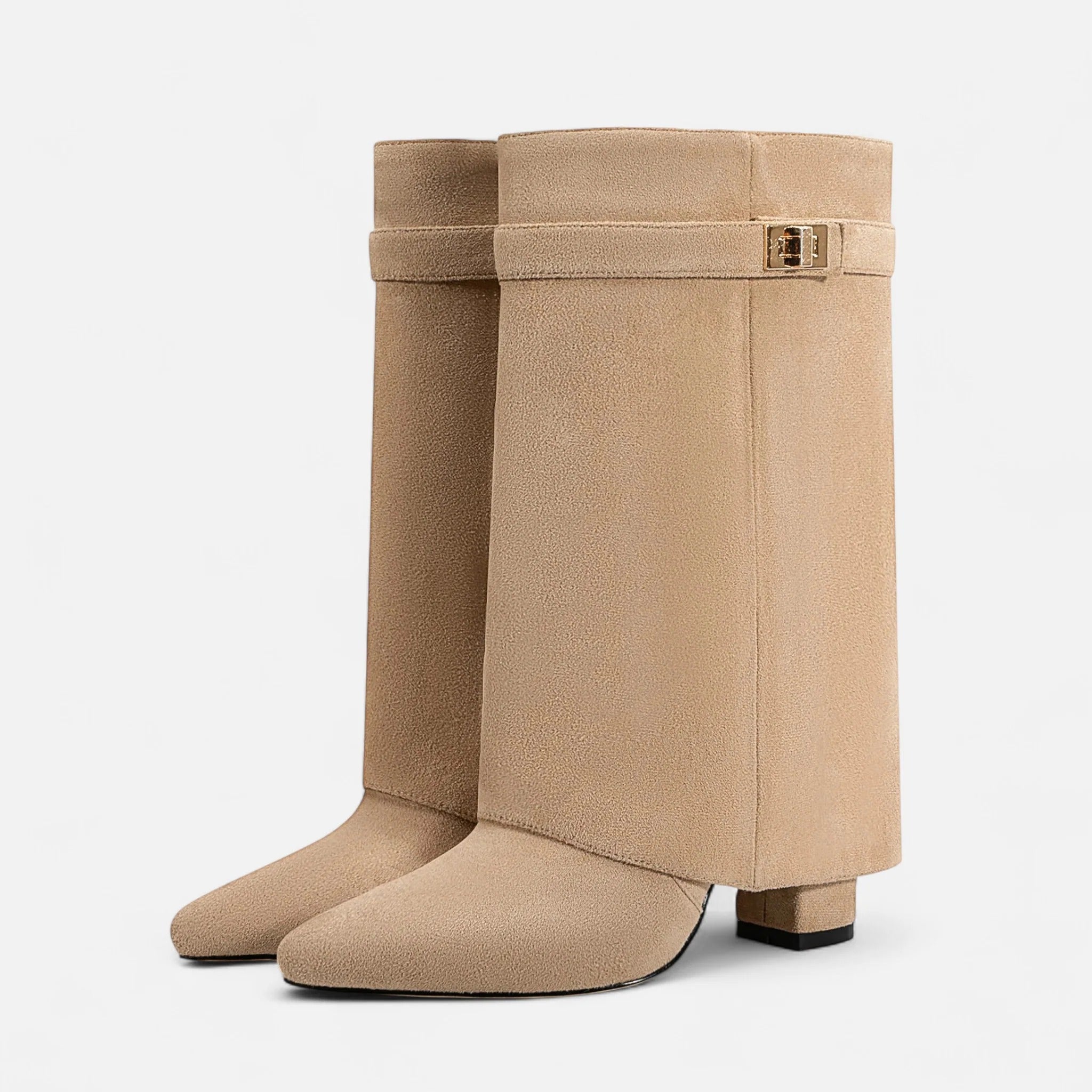 Moritz™ | Botas de medias con tacón alto y lunares para mujer